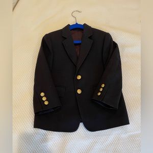 Boys navy blazer with gold buttons Size 4 Talbots kids